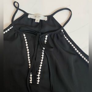 Love Tree Black Blouse